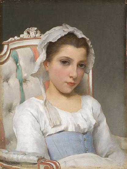 unknow artist Portrait of a young girl